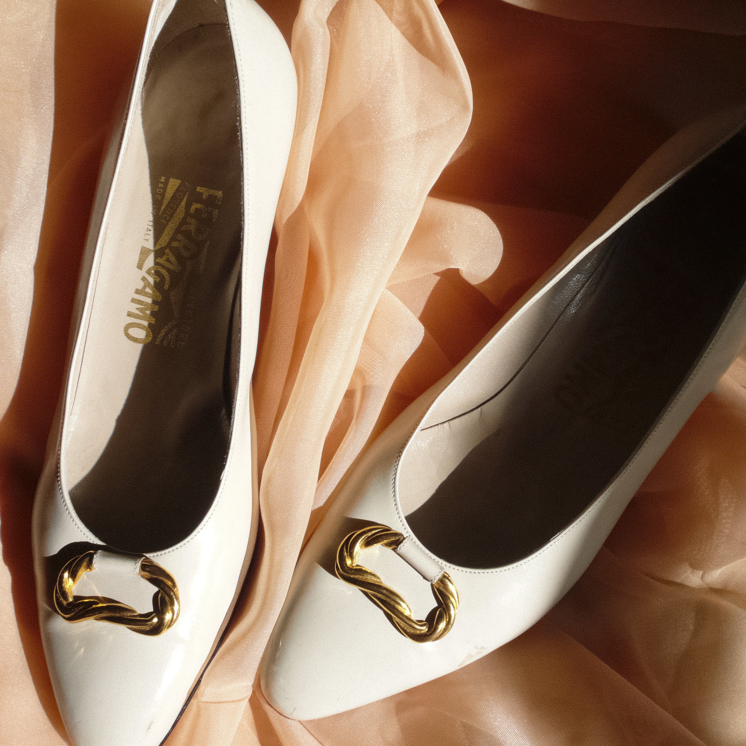 Bone Ferragamo Heels